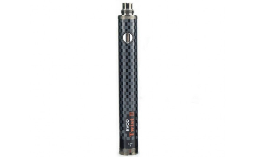 Акумулятор із змінним напругою EVOD TWIST III (3) 1650мАч VV (Варівольт) EC-016 Black